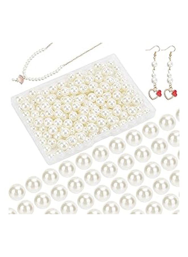 PandaHall 200 قطعة 8 مللي متر صغيرة من الساتان اللامع زجاج - Image 1