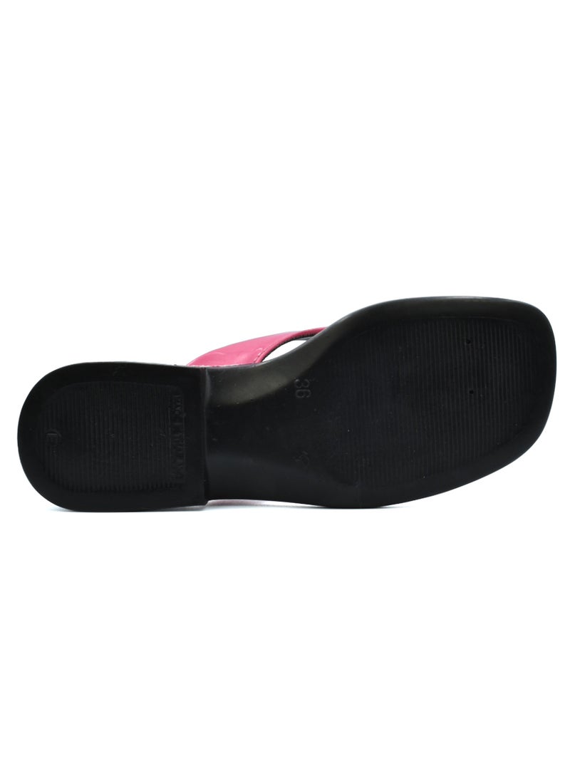 aerosoft Aerosoft S3068 Fuchsia Ladies Slippers  - Image 4