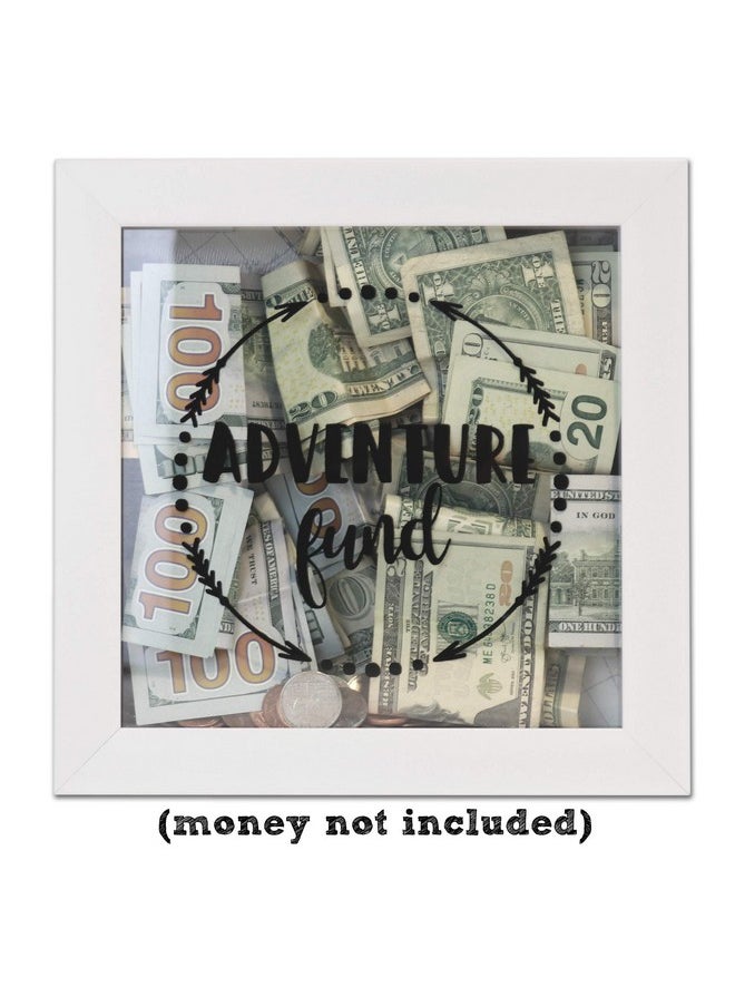 Lawrence Frames 8X8 Adventure Fund White Shadow Box Frame  - Image 3