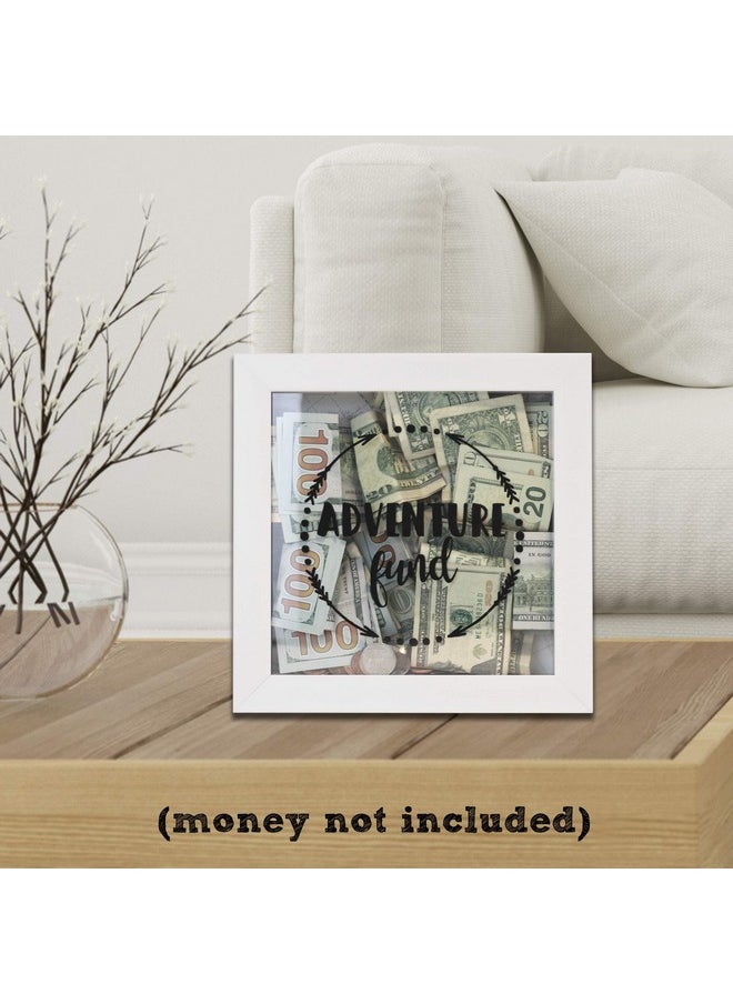 Lawrence Frames 8X8 Adventure Fund White Shadow Box Frame  - Image 5
