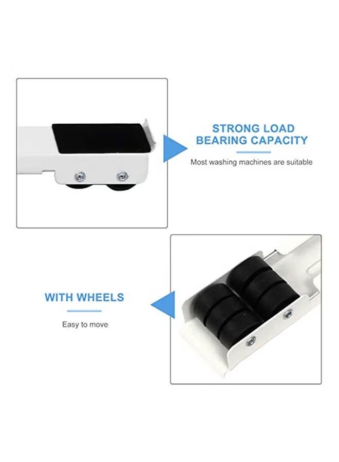 Washing Machine Base Stand Movable Multi Functional Furniture Dolly Base For Washing Machine Dryer Refrigerator Applianc Multicolour 18*2*1.5cm - Image 3