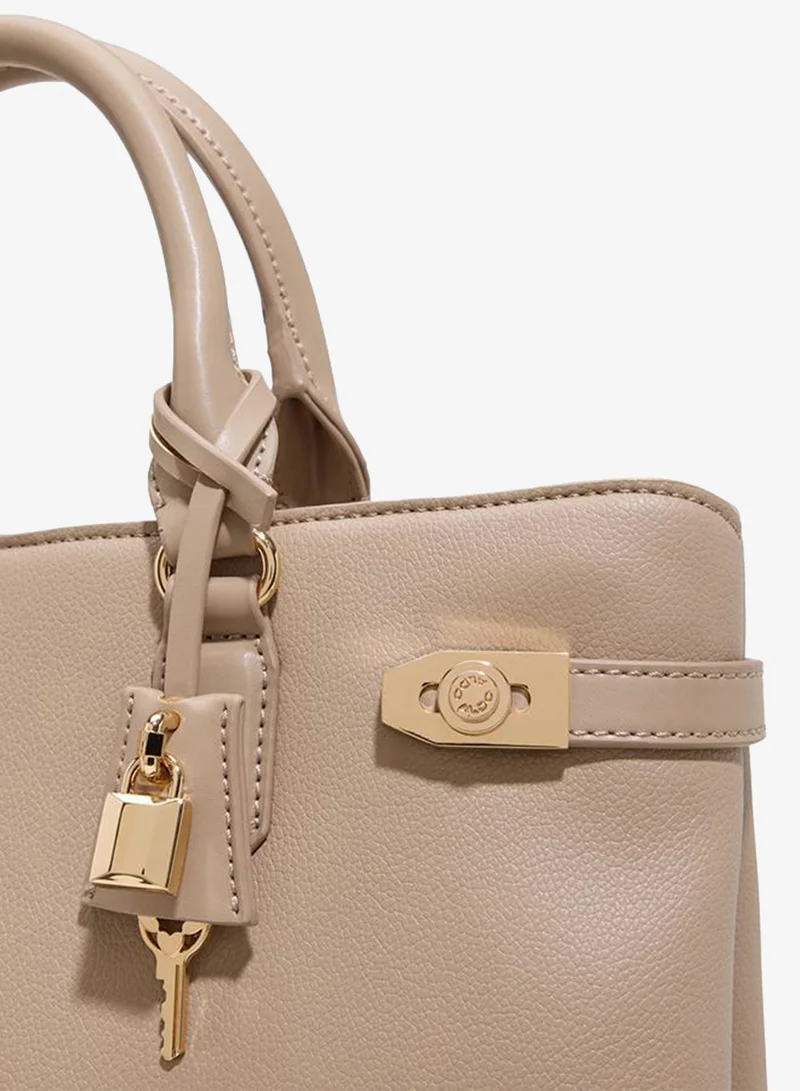 Aldo  Hermynie Ladies Beige Satchel Bag for Women | Best Price UAE