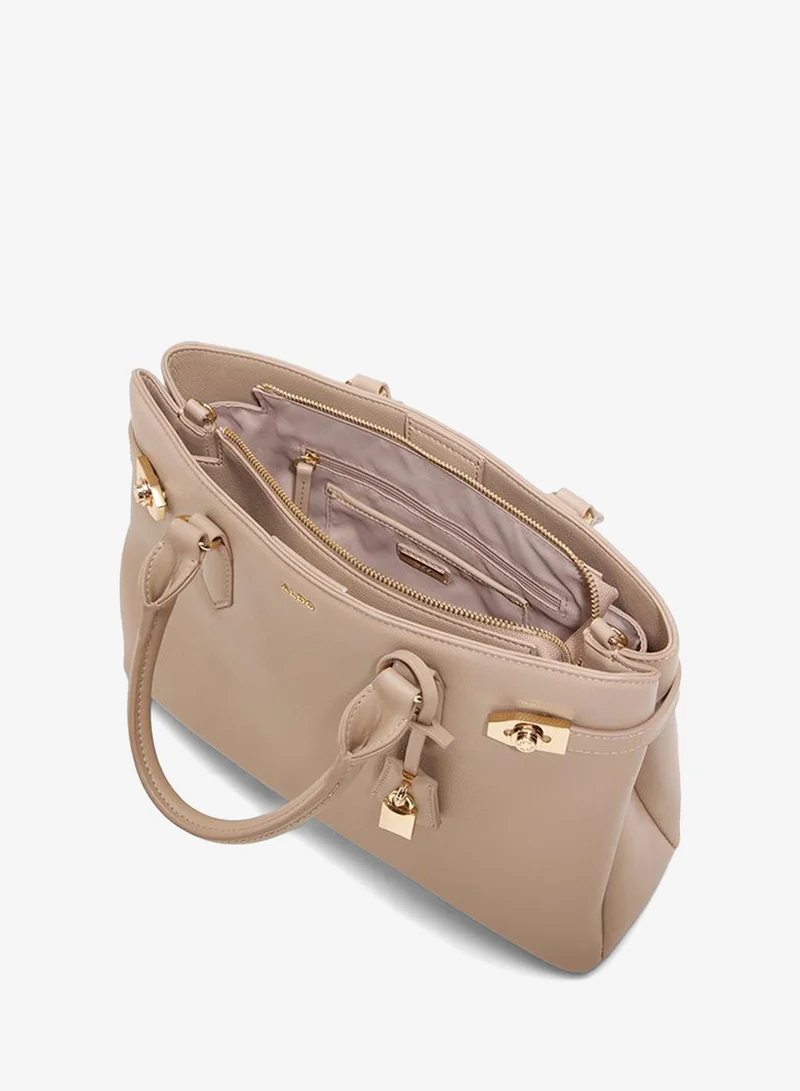 Aldo  Hermynie Ladies Beige Satchel Bag for Women | Best Price UAE