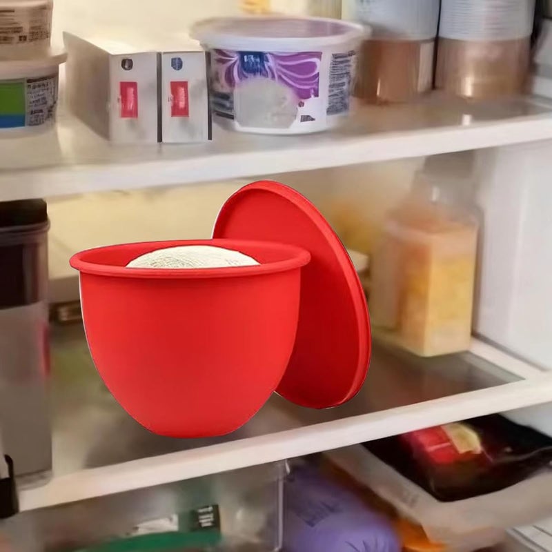 HYCSC Silicone Liners for KitchenAid Mixer 5 Quart,Silicone Bowl Liners with Lid Kitchen Aid Mixers Accessories-Red - Image 4