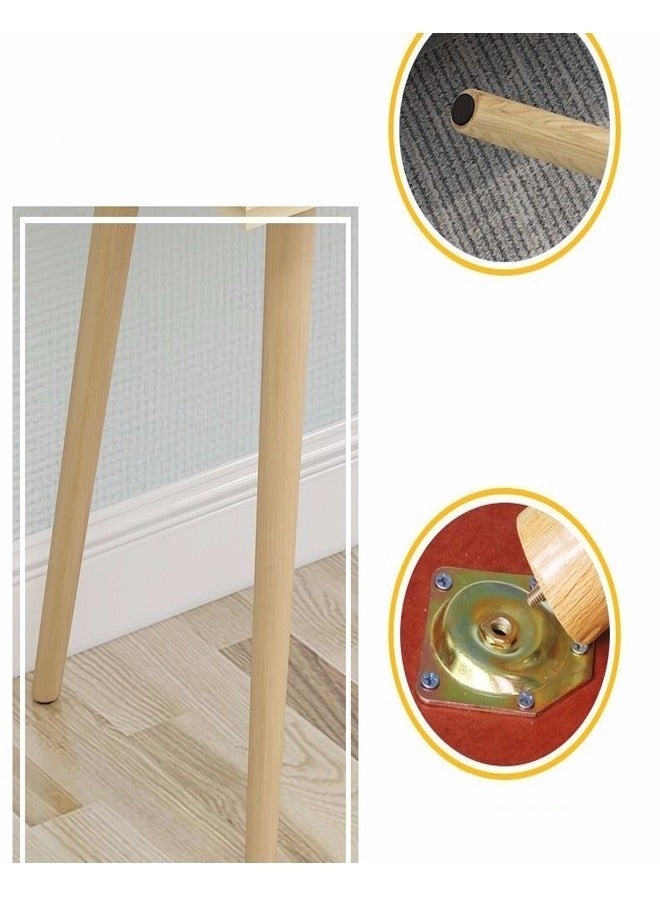 fashionhome Multifunction Modern Upgraded Design One Drawer Vanity Makeup Glass Mirror Dressings Storage 15 mm Thickness Wood Sheet Table 80 x 40 x 111 cm - Image 5