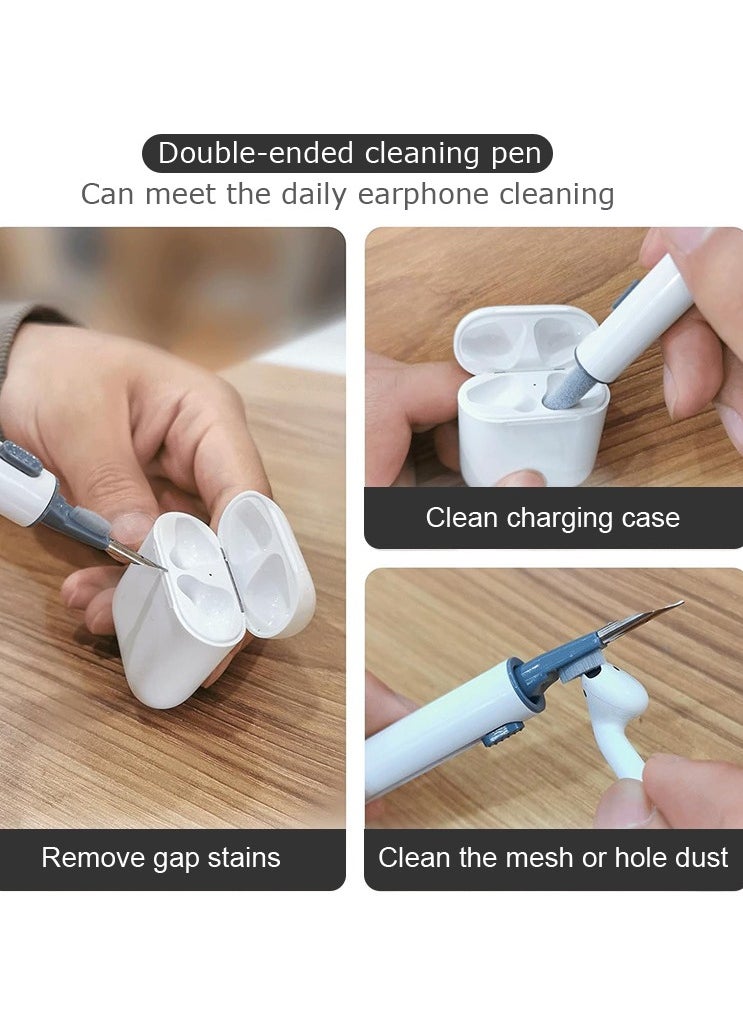 Generic - Soft Silicone Protective Case Cover for AirPods 4 with Cleaner Kit and Keychain - Image 1