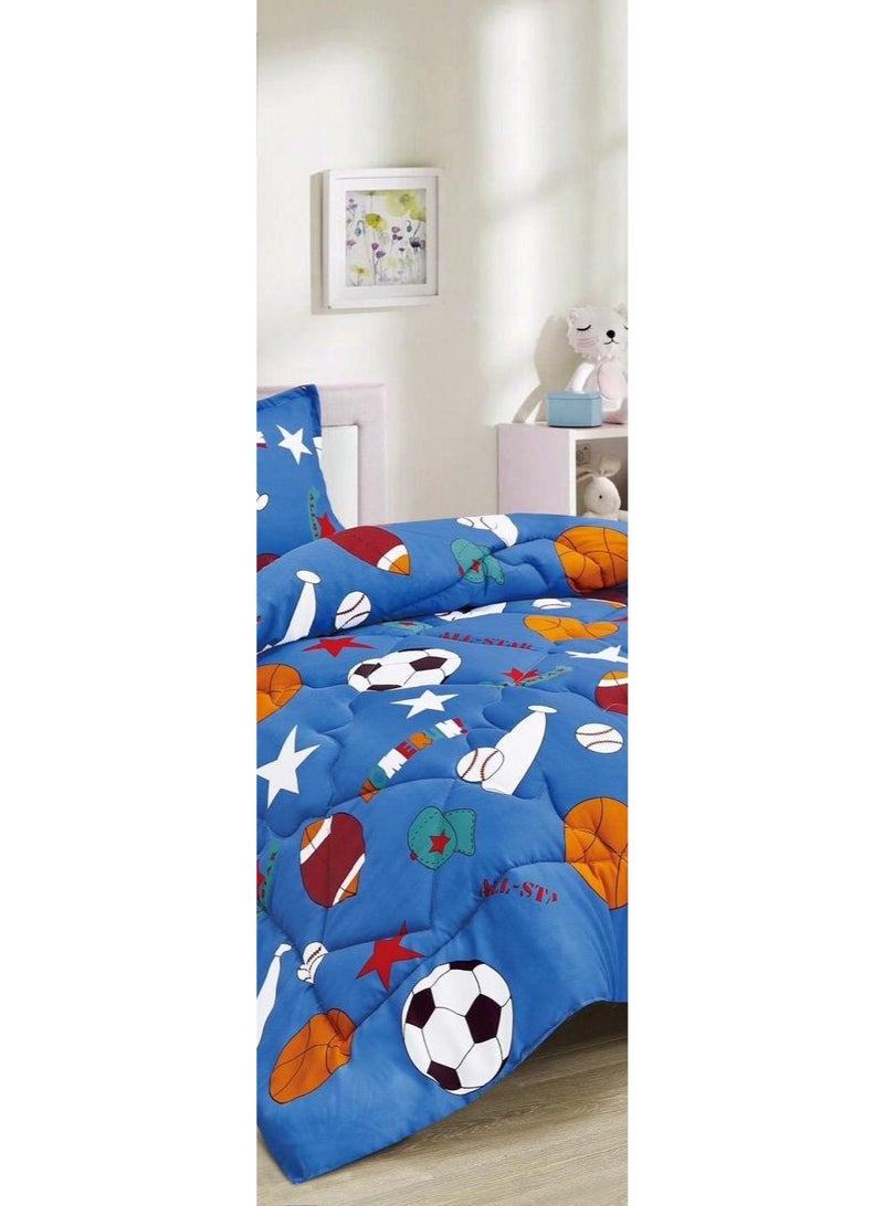 مينجلي مفرش رسوم أطفال ليمنح طفلك الراحه ويضيف المرح إلى قلبه من المايكروفايبر مقاس ١٧٠*٢١٠ سم - Image 3