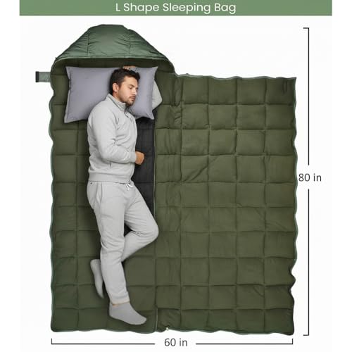 RhinoKraft -2 Degree | Anti Fleece Liner | 2.4 Kg Weight | Super Warm | Sleeping Bag for Adventure | Camping, Trekking and Outdoor Activity - Image 5