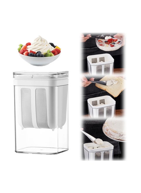 1100ML Yogurt Strainer Ultra Fine Filter Mesh Reusable Rice Tea Juicing Food Sieve Lactic Acid Bacteria Preservation Box