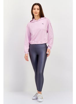 PUMA Women Sportswear Fit Brand Logo Long Sleeves Outdoor Sweatshirt, Lilac  - Image 4
