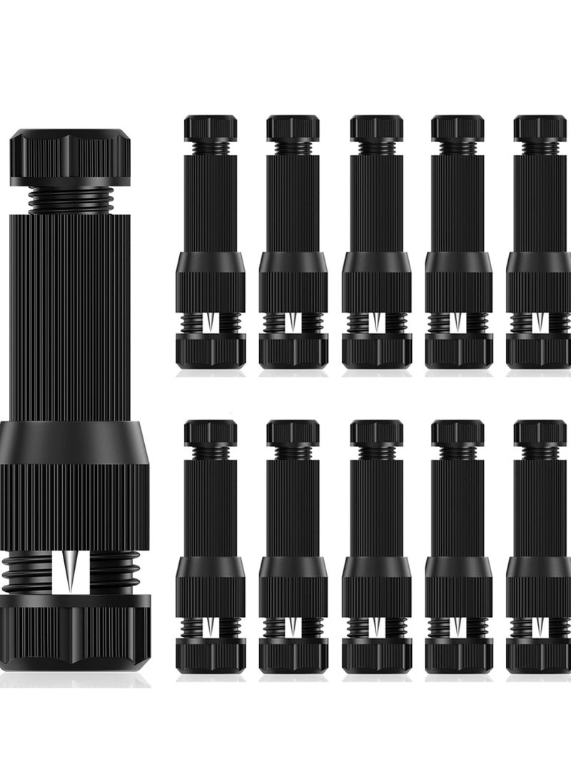 Excefore Low Voltage Wire Connectors AC 13V, Waterproof Landscape Lighting Connectors for 12/2 14/2 Gauge Cable, Ideal for Outdoor Path Lights, Spotlights, In-Ground Lights(Set of 10) - Image 1