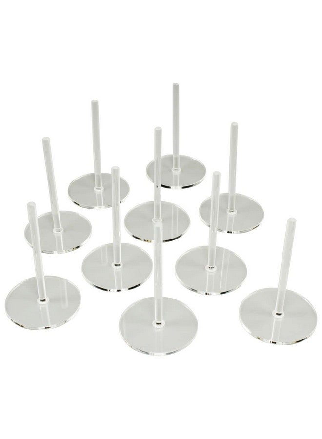 LITKO حاملات طيران دائرية LITKO 32 مم مع دبابيس بطول 2 بوصة، 1.5 مم شفاف (10) - Image 1