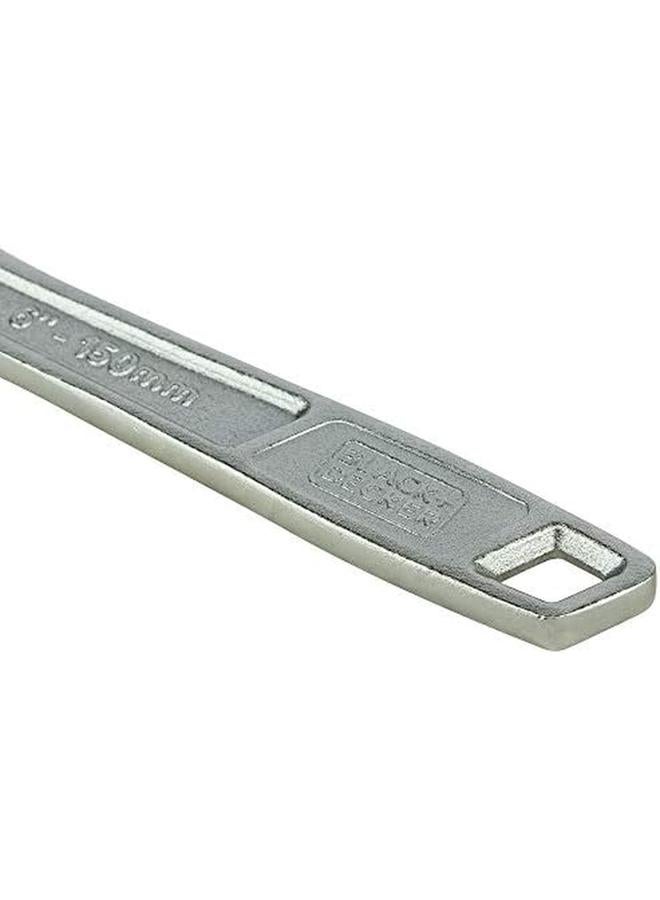 BLACK+DECKER 150Mm Adjustable Steel Wrench Silver Bdht81590 2 Years Warranty - Image 4