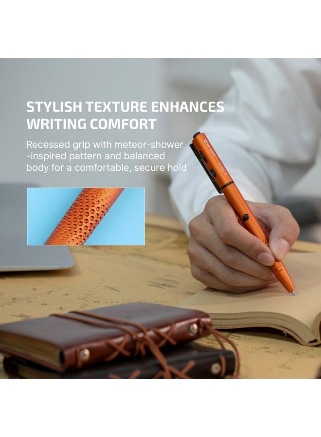 Olight Open 3 Class 3R (Orange), 120 Lumens LED Pen Light, Rechargeable Tactical Pen, USB-C Flashlight, Green Laser EDC Light for Office, Outdoors, Daily Carry - Image 5