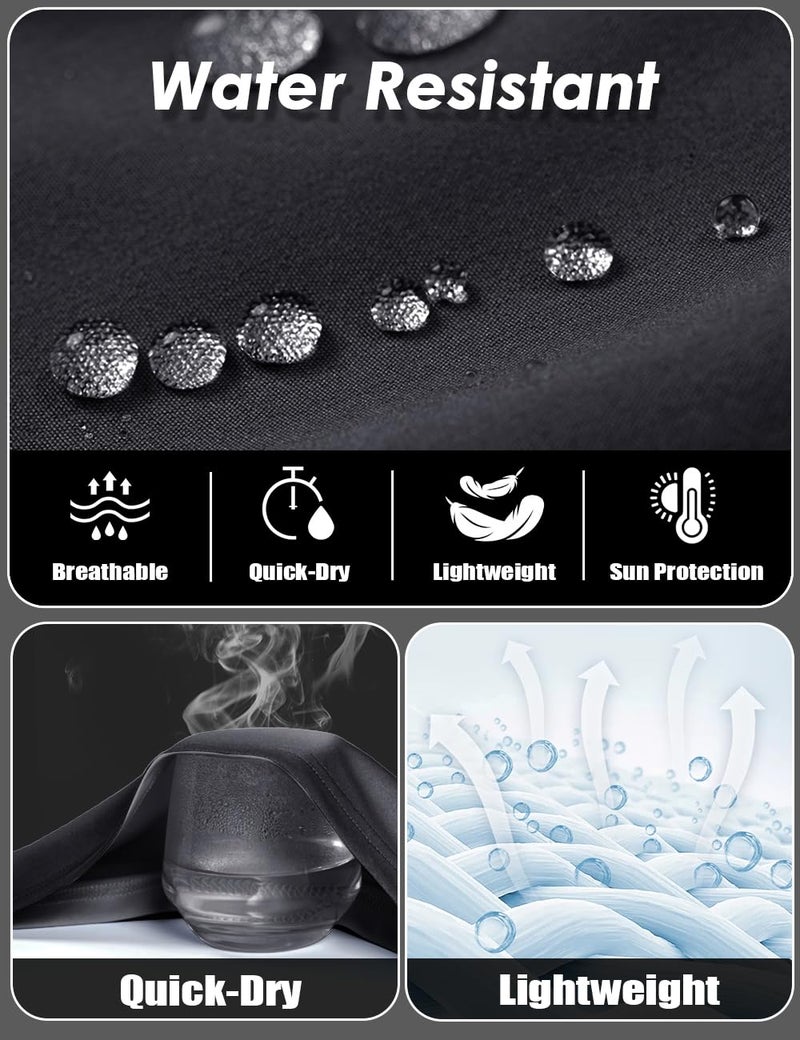 Boladeci Mens Jogger Elastic Waist Pants Quick Dry Athletic Workout Stretch Breathable Running Active Pull On Sports Jogging Sweatpants for Men Black 34 - Image 4