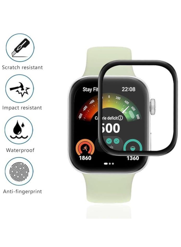 Huawei Watch Fit 3 (Not Tempered Glass) Anti-Scratch HD Clear Soft Glass Film Screen Protector 