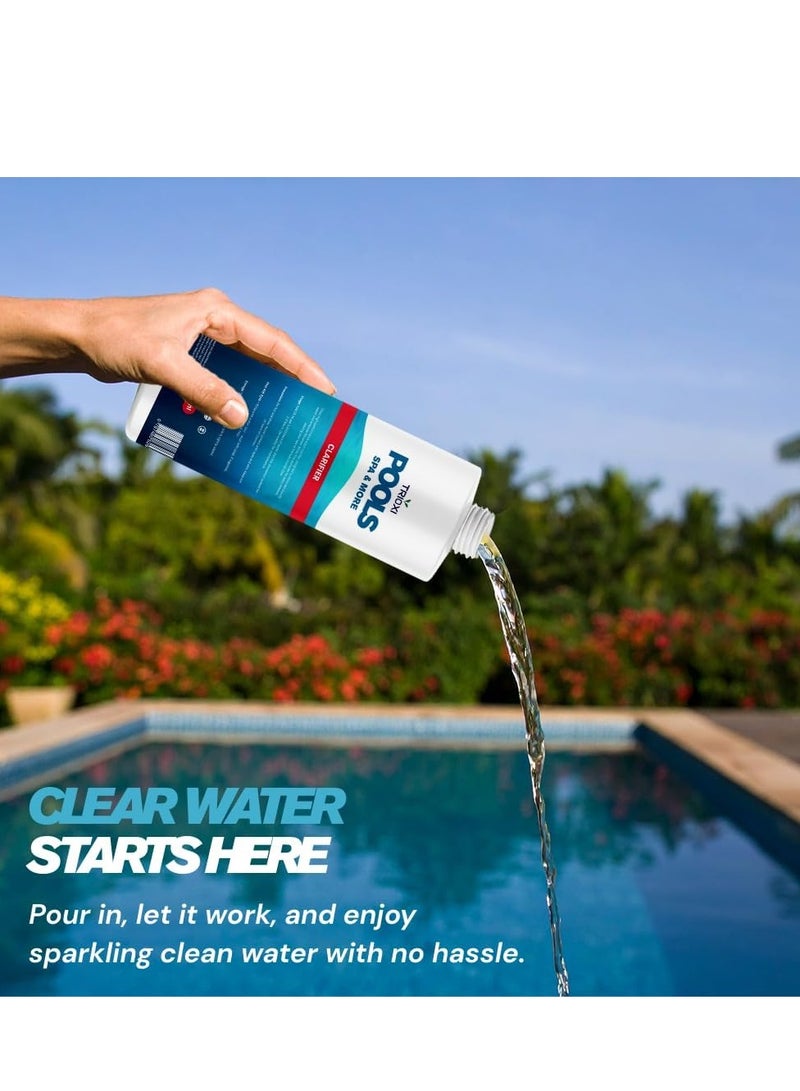 Trioxi Pool & Spa Water Clarifier – Clears Cloudy Water Fast – Coagulates Fine Particles for Easy Filtration – Safe for Hot Tubs, Jacuzzis, & Swimming Pools - Image 4