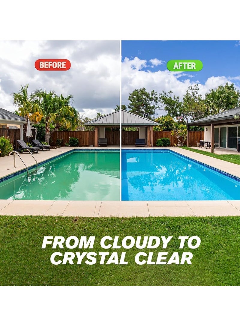 Trioxi Pool & Spa Water Clarifier – Clears Cloudy Water Fast – Coagulates Fine Particles for Easy Filtration – Safe for Hot Tubs, Jacuzzis, & Swimming Pools - Image 3
