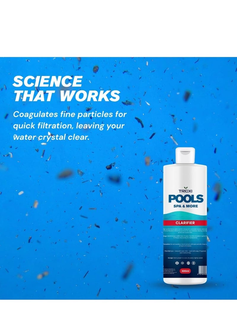 Trioxi Pool & Spa Water Clarifier – Clears Cloudy Water Fast – Coagulates Fine Particles for Easy Filtration – Safe for Hot Tubs, Jacuzzis, & Swimming Pools - Image 5