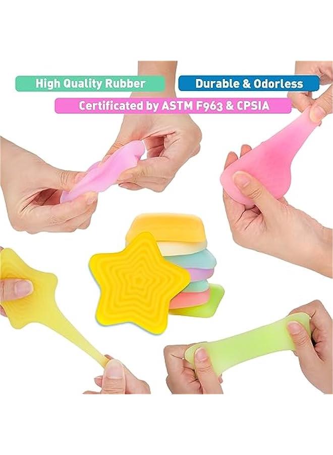 Arabest Squishy Sensory Toys for Kids: Calm Down Sensory Toys for Autistic Children Toddlers Special Needs, Squeeze Stretch Anxiety Relief Autism Toys, Sensory Shapes Learning Toys Classroom Must Haves  - Image 3