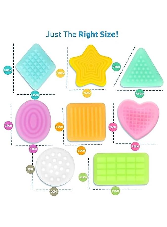 Arabest Squishy Sensory Toys for Kids: Calm Down Sensory Toys for Autistic Children Toddlers Special Needs, Squeeze Stretch Anxiety Relief Autism Toys, Sensory Shapes Learning Toys Classroom Must Haves  - Image 4