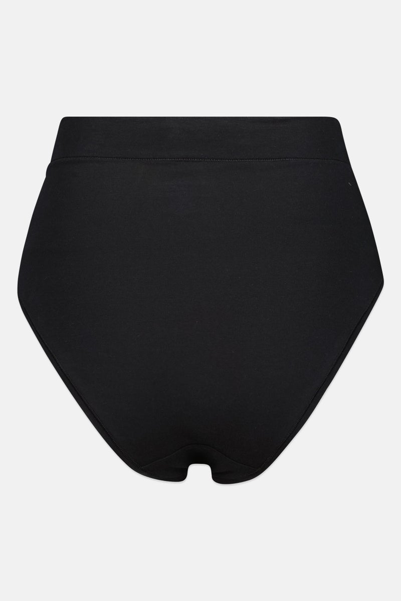 Rene Rofe Women 5 Pcs Plain Hi-Cut Panties, Multicolor - Image 3