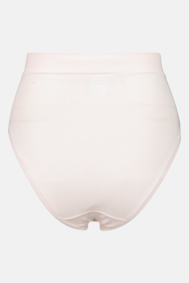 Rene Rofe Women 5 Pcs Plain Hi-Cut Panties, Multicolor - Image 2