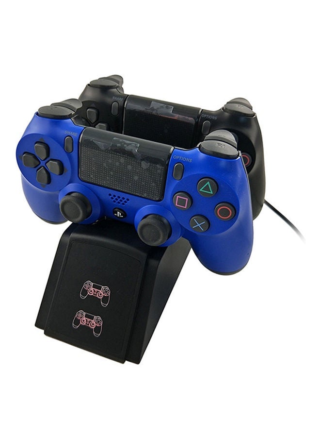 Wireless Dual Controller Fast Charger Charging Dock Station Stand For Sony PS4 Black - Image 4