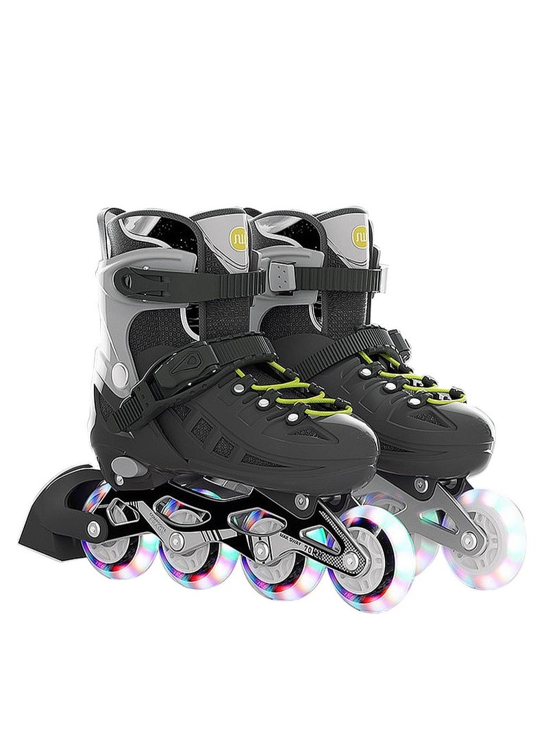 sway Roller Skate Shoes for Kids Inline skates with Full Light Up Wheels for Girls and Boys Beginners - Image 1