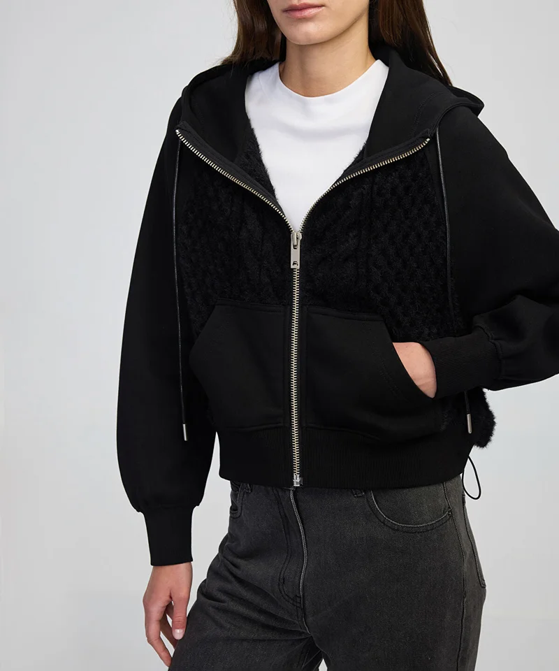 Ipekyol Adjustable Waist Mixed Sweatshirt