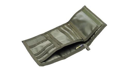 Chameleon Trifold Men Nylon Wallet - Military Tactical Mens Wallets- ID Card Holder - Canvas Thin Front Pocket Travel Wallet -Coin Zipper Pocket - Image 4