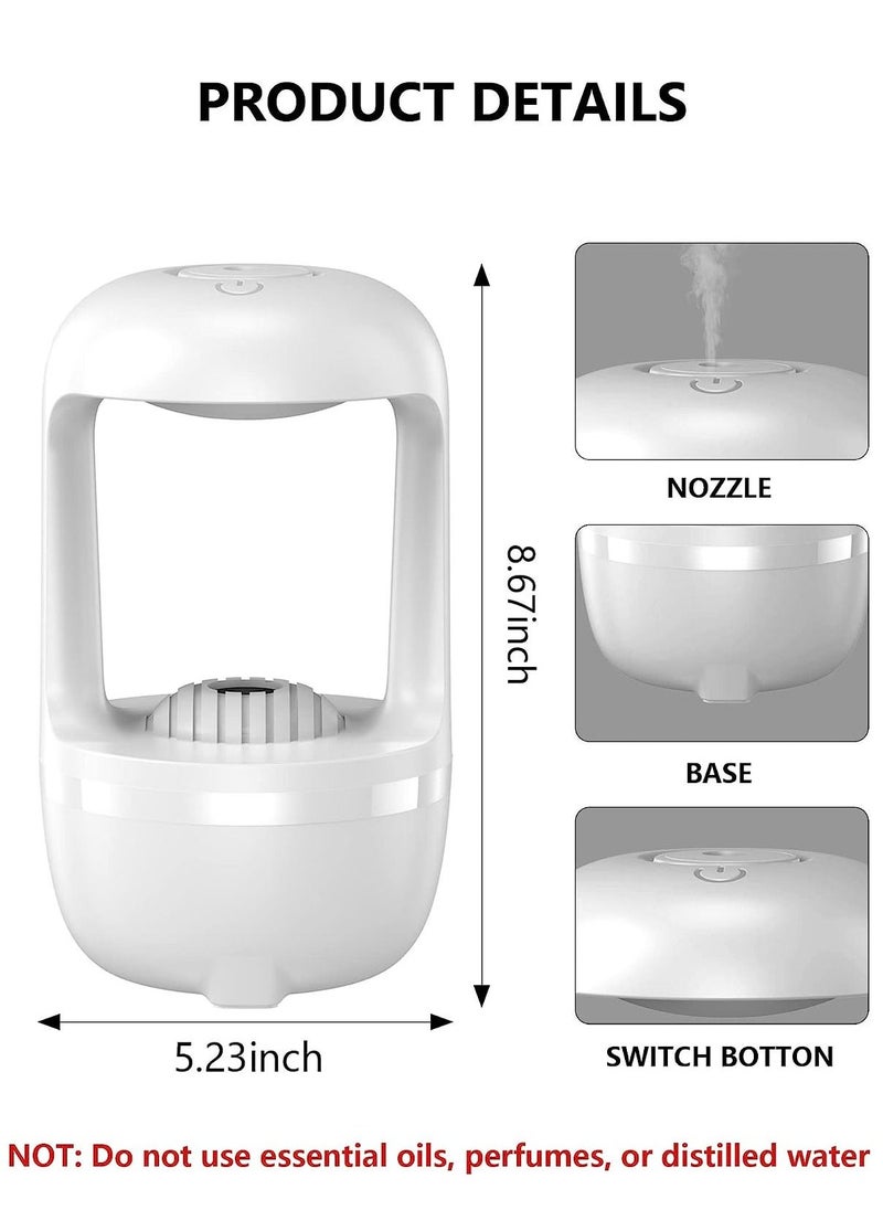 Toshionics - Antigravity Humidifier LED Display 500ML Droplets Levitating Water Drops Ultrasonic Quiet Cool Mist Maker Fog Humidifiers With 2 Humidification Modes For Home Office Bedroom - Image 1