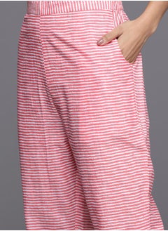 Libas All-Over Print Kurta and and Trousers with Dupatta Set by Styli  - Image 5