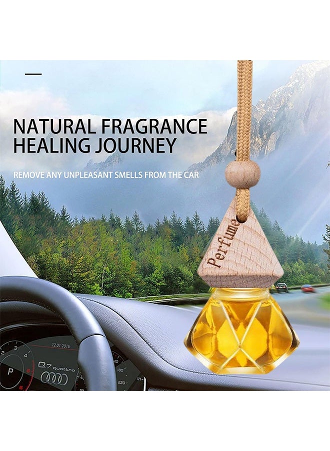 2PCS Car Perfume Pendant, High-End Long-Lasting Light Fragrance, Car Interior Accessories, Aromatherapy Ornaments, Essential Oil Pendant,Classic Cologne & Lavender - Image 5