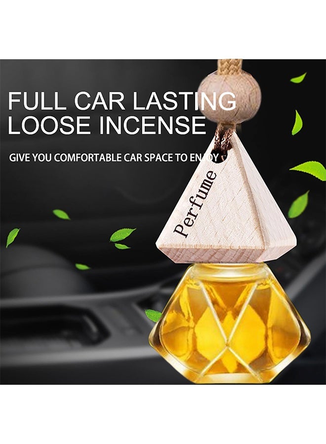 2PCS Car Perfume Pendant, High-End Long-Lasting Light Fragrance, Car Interior Accessories, Aromatherapy Ornaments, Essential Oil Pendant,Classic Cologne & Lavender - Image 4