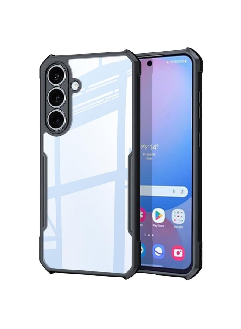 general Samsung Galaxy S25 FE Transparent Case 【Airbag Protection】 Transparent Case Camera Lens Protection PC+TPU Shockproof Bumper Protection Back Cover - Image 1