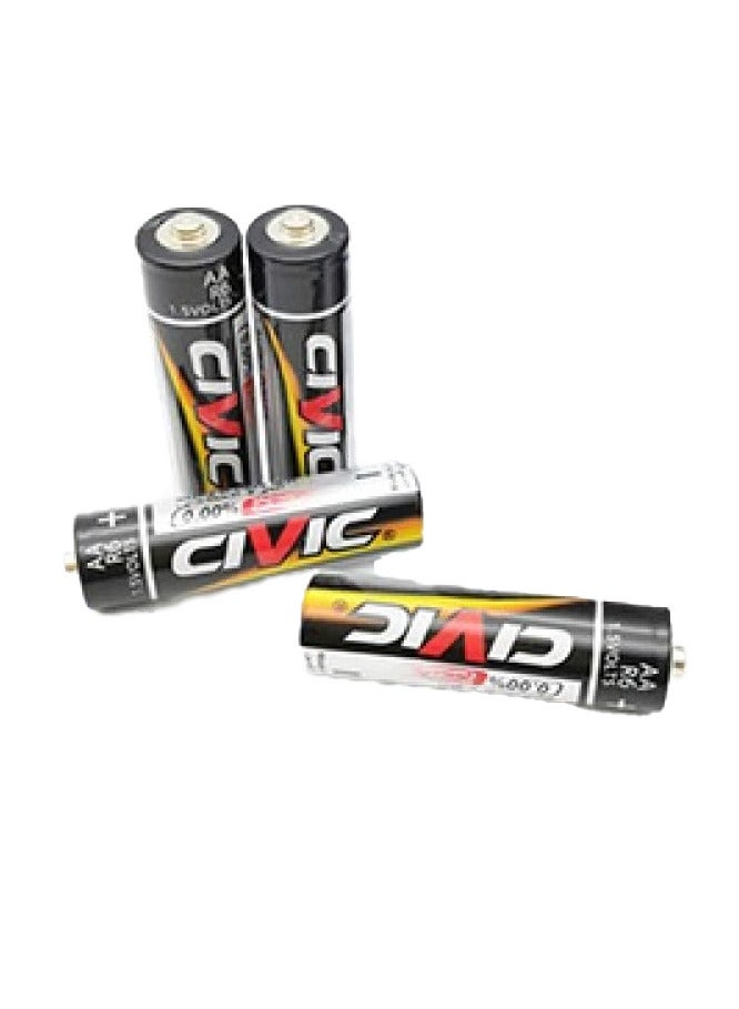 Civic 16-Piece Max AA Batteries Silver/Black - Image 2