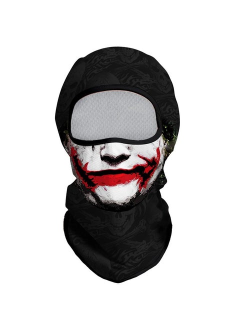 Balaclava Face Mask Men Women Ski Cycling (Skull White Face Red Blood)