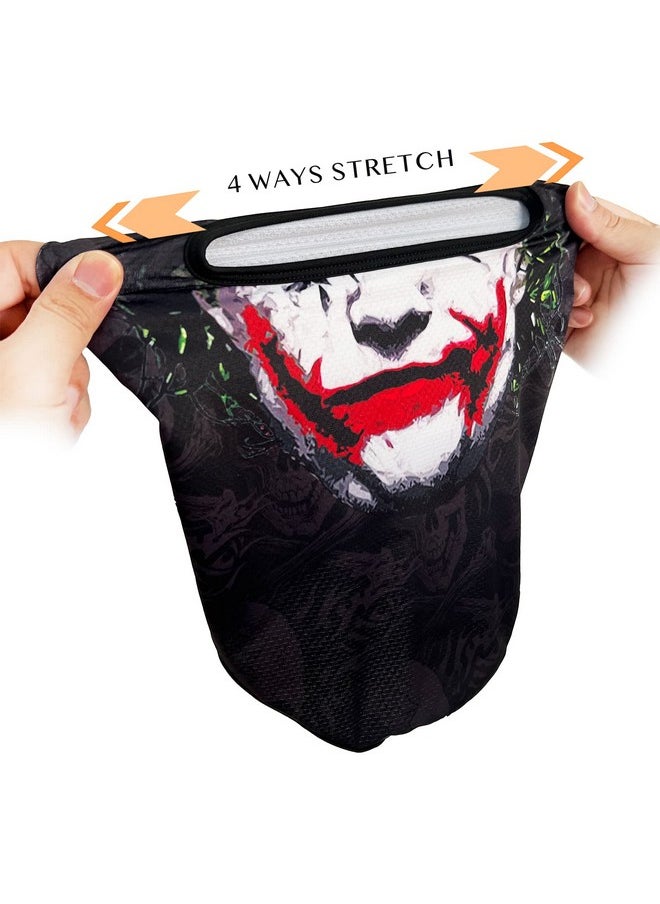 Obacle - Balaclava Face Mask Men Women Ski Cycling (Skull White Face Red Blood) - Image 1
