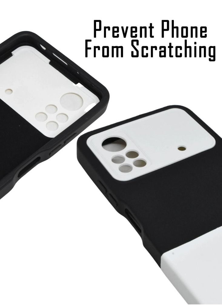 Houmt Poco X4 Pro Case Cover Soft Silicone Slim Protective Shockproof with Anti-Scratch Microfiber Cloth Lining Back Cover 360 Degree Protection  - Image 2