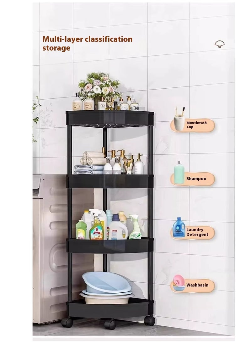 Slim Storage Rack with Wheels – Multi-Purpose Organizer for Kitchen, Home & Office  - Image 1