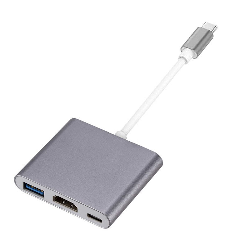 USB C to HDMI Adapter 4K Video Converter Type C HDMI Multiport AV Converter USB 3.0 Port Compatible MacBook,MacBook Pro/Air, Samsung Galaxy S9/S10/ S20/ S21/Note 9/Note 10/Note 20 - Image 1
