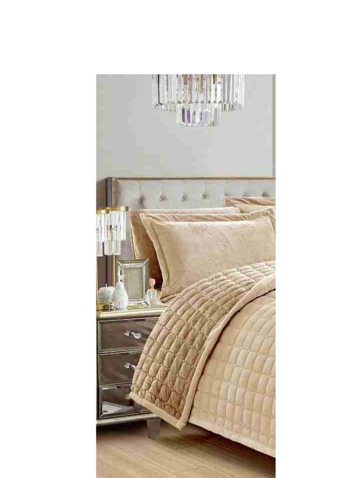 MARK 6 Pieces Soft Winter Plain Compressed Double Bed Sheet Quilt Size 240x220 cm - Image 2