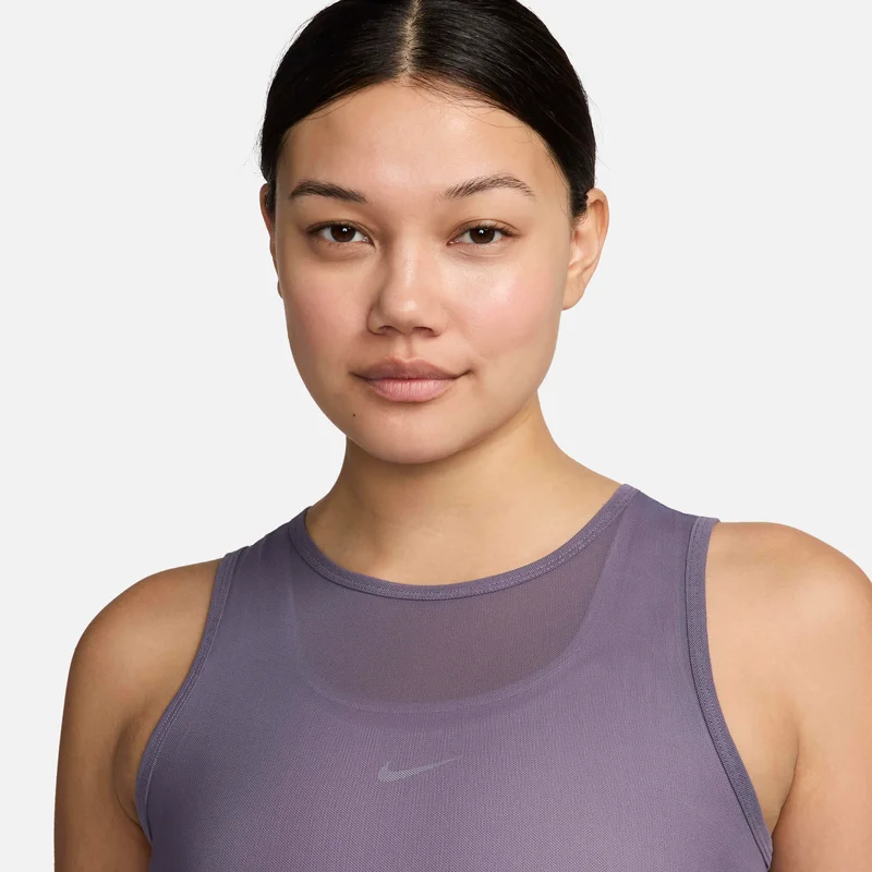 Nike Purple Women's Pro Mesh Tank Top for Women | Best Price UAE