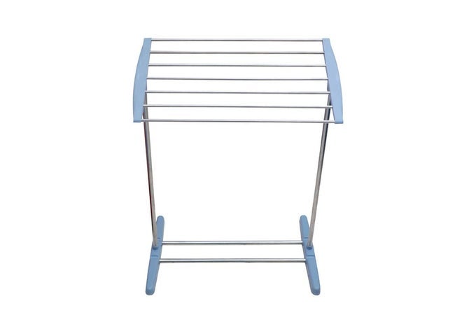 STAINLESS STEEL TOWEL RACK FLOORSTANDING MULTIFUNCTIONAL MOBILE FOLDABLE BALCONY TOWEL STAND SAVE SPACE RACK FOR DRYING HOLDER MINI CLOTH RACK INDOOR AND OUTDOOR DRYING HOLDER