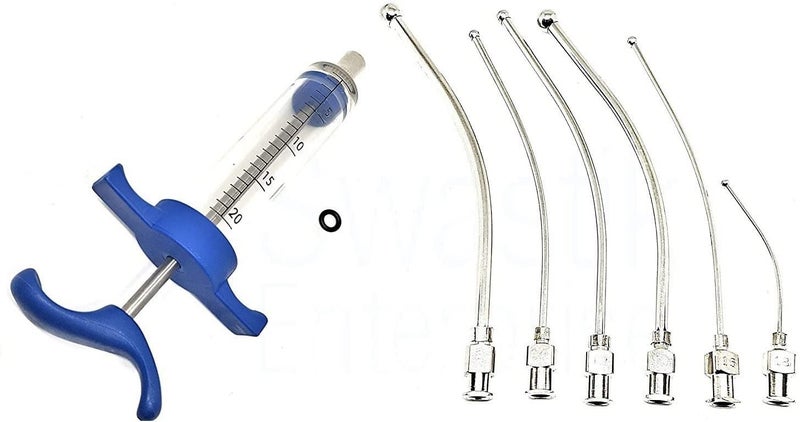 Agarwals Feeding Needle & Syringe Kit SS for Finch Canary Lovebirds Grey Parrot & Macaw. - Image 1