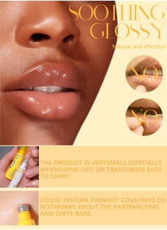 Sheloves 2 Pcs Lip Oil and Lip Moisturizer Coffret Set Hydrating Nourishing Lip Balm to Repair Lips and Fade Lip Lines  - Image 3