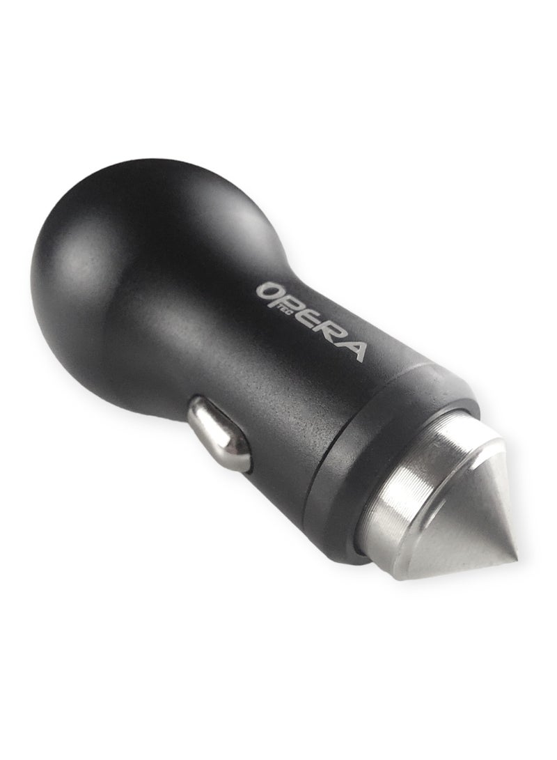 Opera Car Charger - 3.4A - Two USB Ports - Image 1