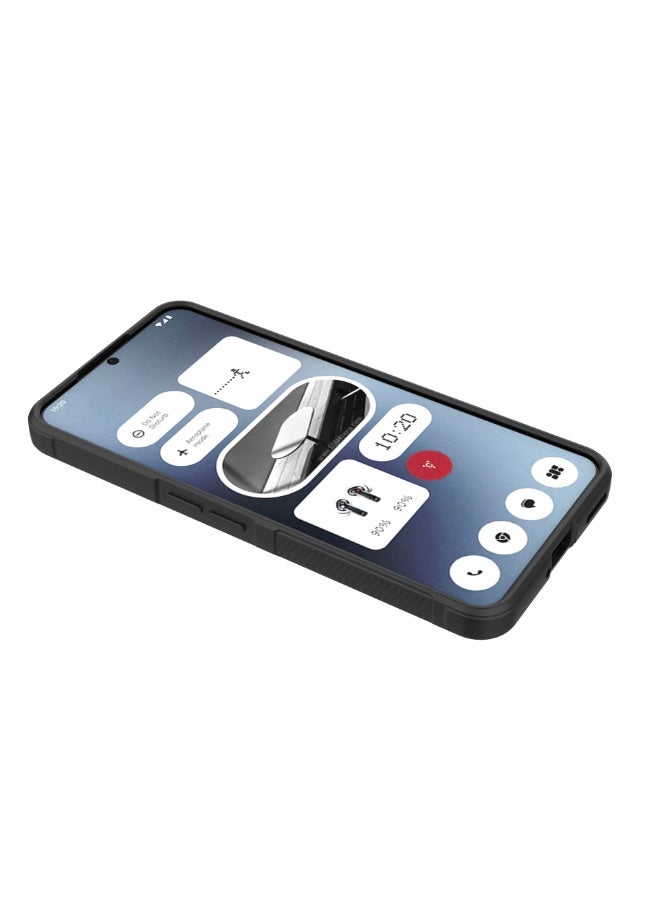 ثلاثة نمور for Nothing Phone 3A Pro 5G Case Cover, ثقيل الوظائف 4D مخطوط النمط الحسية الناعمة السيليكون كامل Portection حالة الهاتف مقاومة للصدمات for Nothing Phone 3A Pro 5G, أسود - Image 5