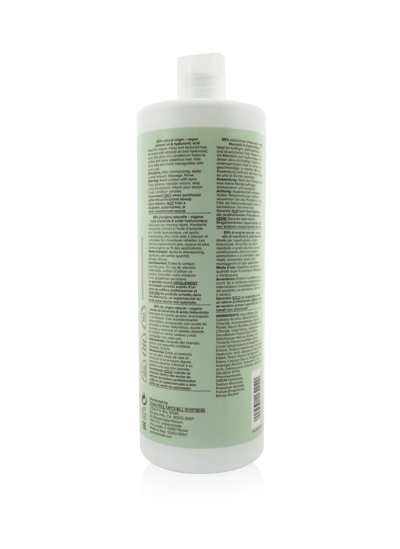Paul Mitchell Clean Beauty Anti-Frizz Conditioner, Ultra-Rich Formula, Improves Elasticity, For Frizz-Prone Hair 33oz  - Image 3